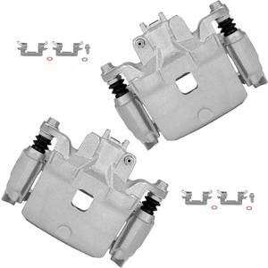 Cciyu 19B7102 19B7103 Front Left & Right Brake Calipers With Bracket For Nissan For Altima 2013-2019,For Nissan For LEAF 2014-2017