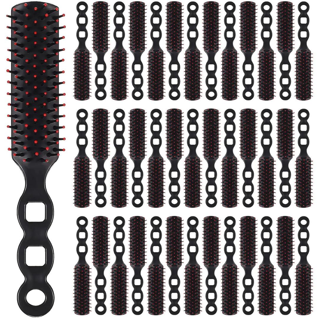 100 Packs Bulk Hair Brushes for Homeless Individually Wrapped Disposable Hair Brush for Women Suitable for Homeless Shelter Hotel Nursing Home Charity Church