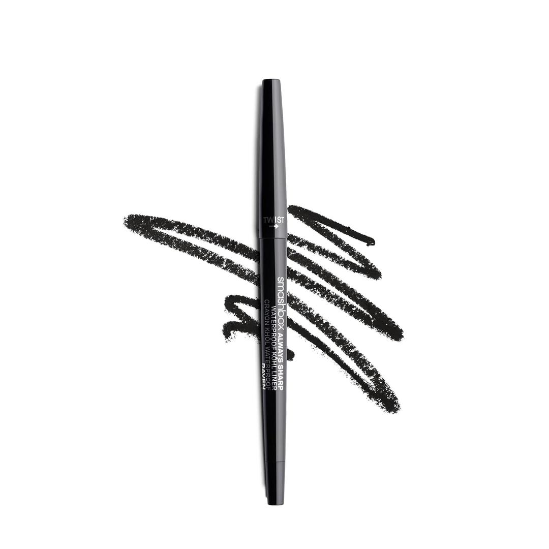 Smashbox Always Sharp Longwear Kohl Eyeliner Pencil | Self-Sharpening Cap When You Twist | Long Lasting, Waterproof Eyeliner, 0.01 Ounce
