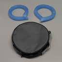 2PCS Neck Cooling Tube with Cold Insulated Bag,Reusable Ice Neck Ring Wearable Body Cooler Products for Summer Heat (Blue*2)