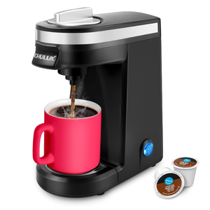 CHULUX Mini Coffee Maker for K Capsule, Single Serve Coffee Maker for One Cup Americano, Lightweight Pod Coffee Machine