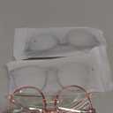 IBOANN Chic & Comfy Blue Light Glasses for Women - 3-Pack Round Frames, Screen-Ready Style with UV Protection Coating (A4 Matte Black & Leopard & Clear Pink)