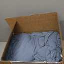 Chezmoi Collection Nora Dusty Blue Comforter Set King Size 3-Piece Fluffy Soft Stone-Washed Ruffled Shabby Chic Bedding for All Season