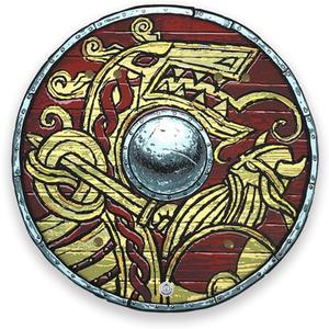 Liontouch - Viking Shield | For Kids Aged 3+ Years | Chief Haralds Medieval Foam Toy For Little Warriors & Berserkers Pretend Play | Safe & Durable Battle Accessory For Dress Up & Costumes For Boys