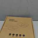 Modern Led Ceiling Light Fixtures with Remote Control, Dimmable Flush Mount Ceiling Light for Bedroom, Living Room, Dining Room, Kitchen (Black, 3000K-6500K)