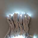 Yirunfa Christmas Lights 50 LED 17FT Commercial Mini LED String Lights, 120V UL, White Wire Xmas Lights for Indoor & Outdoor Use, Holiday Party Decorations,Trees, Light Displays (Cool White)