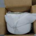 MALACASA 24 OZ Cereal Bowls, Porcelain Soup Oatmeal Bowls Set of 6, Kitchen Ceramic Serving Bowl, Dishwasher Microwave Oven Safe, White, Series LUNA