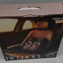 Back Massager with Heat, Cordless Back and Neck Massage for Pain Relief Deep Tissue, 4D Shiatsu and Percussion Massage Pillow, Lower Back Massager for Office,Gifts for Christmas Women Men, Black