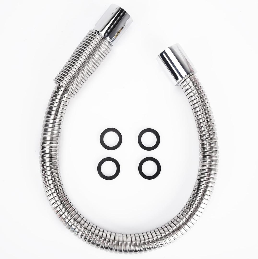 20" Commercial Sink Sprayer Hose,Stainless Steel Flexible Sink Hose for Commercial Kitchen Sink Faucets,No Deformation Pre-rinse Sprayer H ose