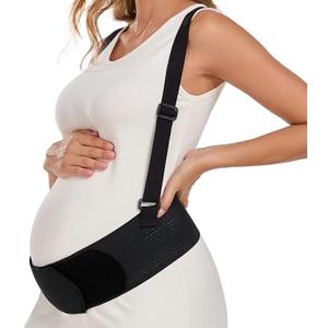 QEESMEI Pregnancy Belly Band for Pregnant Women MEDIUM