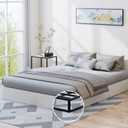 King Size Box Spring, 9 Inch Height-Profile Box Springs with Fabric Cover, Heavy Duty Metal Mattress Foundations Easy Assembly 3000 lbs Capacity