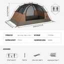 OneTigris Bastion 2P Camping Tent, 3000mm Waterproof, 2 Person - 3 Season