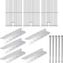 Grill Replacement Parts for Charmglow 720-0234 720-0289, Replacement Grates & Burners & Heat Plates Heat Shields for Charmglow 720-0234 Gas Grill