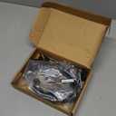 4-Pack 6" Hole Center Large Drop-Down Bail Dresser Pull Handle Bail Drawer Pull Swing Drawer Pulls Rustic Vintage Style Antique Black Bronze Kitchen Cabinet Hardware 7.3" Total Length (4)