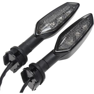 Motorcycle Front or Rear Turn Signal Indicators Compatible with Yamaha YZF R15 R25 R3 R125, YBR 125 250, MT 125 15 03 09 01 25, FZ 25 03 07 09 10 250 16, XSR900 700 (Smoke)