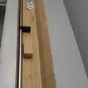 Heavy Duty Curtain Rods,1 1/4" Large Diameter Premium Nonadjustable Curtain Rod,54in/4.5ft Custom Window Treatment Rods with Durable Aluminum Brackets and End Caps,Brushed Nickel Finish