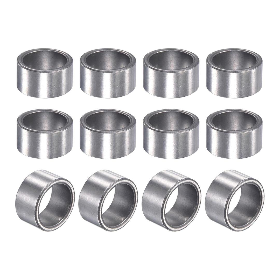 uxcell Sleeve Bearings 14mm Bore 18mm OD 10mm Length Sintered Iron Self-Lubricating Bushings 12pcs