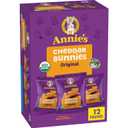 Annie's Organic Cheddar Bunnies Baked Snack Crackers, 12 oz., 12 Pouches (EXP 01/13/27)