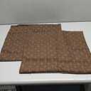 MIULEE Pack of 2 Decorative Vintage Burlap Linen Brown Throw Pillow Covers Modern Farmhouse Pillowcases Rustic Woven Textured Cushion Cover for Sofa Couch Bed 18x18 Inch Dark Coffee