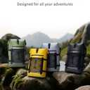 ECOHUB Waterproof Backpack for Women Men, 30L Roll-Top Closure Heavy Duty Dry Bag for Travel with IPX8 Waterproof Phone Case (Green)