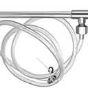 QWORK Spray Gun, Aluminum Pneumatic Air Engine Cleaning Washer Gun Kit Tool, 1/4"