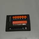 Right Angle Screwdriver Mens Gifts - 90 Degree Offset Ratcheting Screwdriver Pocket Mini Low Profile Ratchet Wrench Bit Socket Set for Tight Space Cool Gadgets EDC Gear Tool Stocking Stuffers for Men