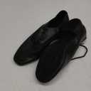 Men's Ballroom Dance Shoes Black Leather Sole Tango Salsa Latin Character Shoe Size M8