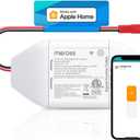 meross Smart Garage Door Opener Remote, Compatible with Apple HomeKit, Siri, CarPlay, Alexa, Google, SmartThings, and Android, Universal WiFi Garage Door Controller, App + Voice Control, No Hub Needed