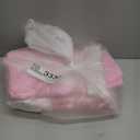 8 Pcs Pink Circus Theme Party Decors Disposable Table Skirts Pastel Circus Theme Tablecloths Pink White Striped Pennant Banners Carousel Party Decoration for Birthday Wedding Decor