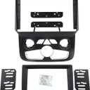Double Din Dash Radio Trim Kit for Dodge Ram 1500 2500 5500 2013-2019 Installation Bezel 9 Inches (Ram 1500/2500)