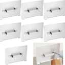 Shimeyao 8 Pcs Stainless Steel Door Painting Stands 11 x 8 Inch Metal Paint Racks for Door Stacking Fliping Painting Drying Interior or Exterior Doors Kitchen Cabinet (Stainless Steel Color)