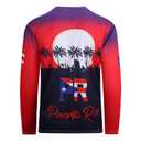 SAMERM Puerto Rico Shirt for Men Quick Dry Crop Top Printed Hispanic Heritage Month Boricua Rican Flag T-Shirt (M)