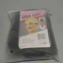 Meiliprotea Black Bob Wig Middle Part Glueless Synthetic Lace Front Wig 15 Inch Shoulder Length Short Straight Bob Wigs No Bangs for White and Black Women Daily Party Use (1B)