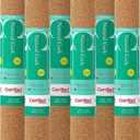 Con-Tact Brand Multi-Purpose Cork Shelf Liner, 18" x 4', Brown, Pack of 6