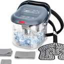 Ice Man Machine for Knee After Surgery,Equipped with Joint Universal Pad, Adjustable Time and Flow Rate. Monitor Water Temperature,Has Insulation But No Cooling Function (Ice Cubes Must Be Provided)