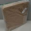 Moosky Flat Wicker Shelf Baskets with Lid, Handwoven Seagrass Basket Boxes for Storage Baskets Bins Home Decor Organizer (Coffee Set of 2)