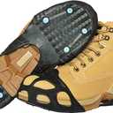 Due North All Purpose Industrial Ice Cleats for Men & Women - Traction Aids for Walking & Working on Snow/Ice - 16 Spikes