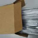Galvanized Landscape Stakes Heavy Duty - Ground Staples for Weed Barrier, Irrigation, Fencing, Tarp | Rustproof Steel Garden Nails U Shape (Silver, 8in-100P)