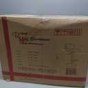 Yaheetech Bar Stools, PU Leather Adjustable Barstools, Modern Counter Stools with Back and Footrest, Counter Height Barstools for Bar, Kitchen, Dining Room