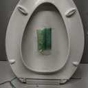 KOHLER K-35584 Cachet Recycled Plastic, Readylatch, Quiet-Close, Soft Close Elongated Toilet Seat