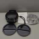 Mini Waffles Maker with 6 Removable Plates, 3 in 1 Small Waffle Maker Mini- Waffle, Pancake, Donut, 6" Non Stick Waffle Iron for Kids and Families, Black