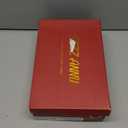 PIZZ ANNU Women's Amelia Heels Sandals Sparkle Crystal Open Toe Slingback High Heel Sandals Dress Pumps Shoes for Party Wedding (9.5, Black)