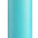Insulated Water Bottle with Straw - Encool Stainless Steel Water Bottle with Push Button Lid, Leak-Proof & BPA-Free, Keeps Cold for 24 Hours for Sports, Travel, Gym (24 oz, Cerulean Blue)