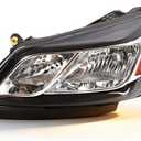 Driver Side Halogen Headlight Assembly Compatible with Traverse 2013-2017 Front Headlamp 84262931 84262932 (Left)