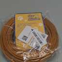 Tie Out Cable for Dogs,10/20/30/50/100FT Dog Leads for Yard Chew Proof,Heavy Duty Tie Out Cable for Large Dogs Up to 125lbs,Dog Runner Tether (Orange, 125Ibs 100ft)