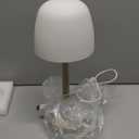 Lumoza Shower Lamp - Waterproof Bathroom Lamp with 16 Color Ocean Wave Projector, Rechargeable Shower Light with Touch & Remote Control, 2-in-1 Cordless Light for Inside Shower/Bathtub