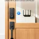 Philips Wi-Fi Smart Door Lock with Handle Set, Keypad Deadbolt for Front Door, Fingerprint Keyless Entry Door Lock with App Remote Control, IP53 Waterproof, Auto Lock, Security Easy Installation