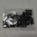 #8 x 1" Sheet Metal Screws 100Pcs 410 Stainless Steel Flat Head Fast Self Tapping Screws Black Oxide by SG TZH