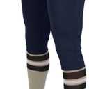 CHAMPRO Girls' Knicker Style Low-Rise Softball Pants (Large, Navy)