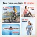 Stair Stepper for Home Gym, Foldable Vertical Climber Workout Machine, 3 Levels of Adjustable Resistance, 300 lbs Capacity Cardio Machine, LCD Monitor, Extended and Widened Anti-Slip footrests